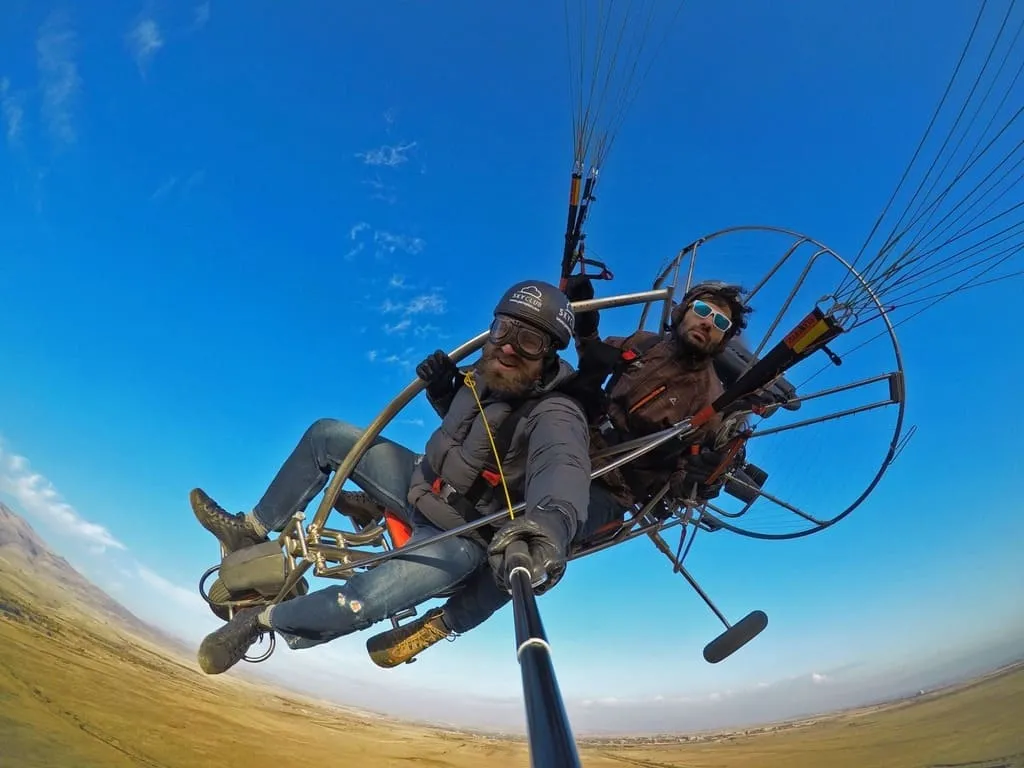 Paragliding-in-armenia-tours-for-arabians, powered paragliding