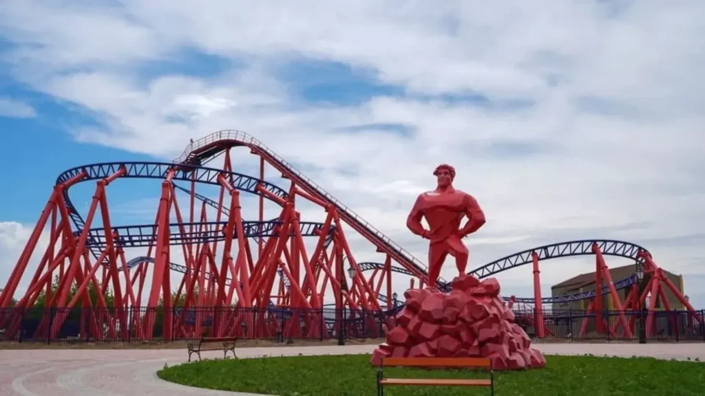 american roller coster in yerevan park