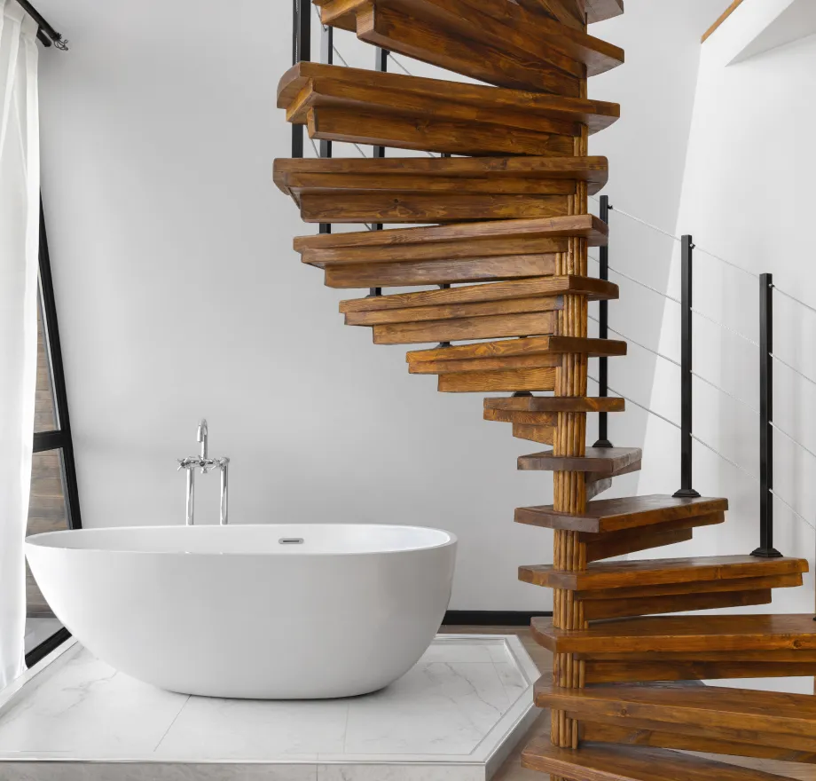 Bungalow for Two With Bathtub