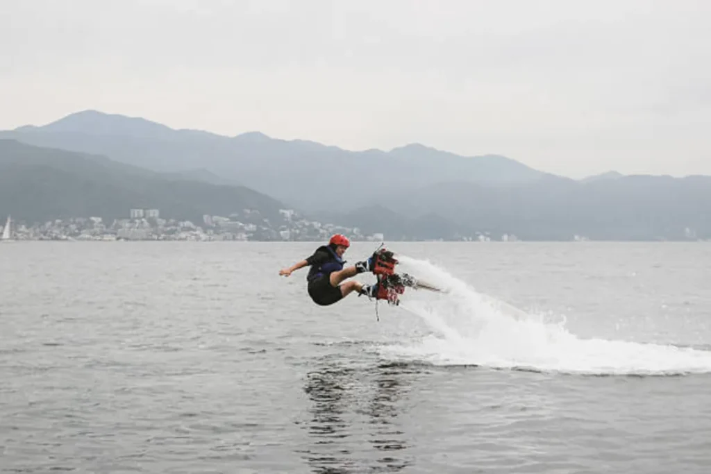 Flyboarding in Armenia Sevan Lake in Gegharkunik