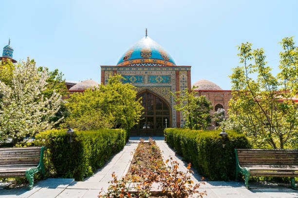 The Blue Mosque in Yerevan in Armenia.