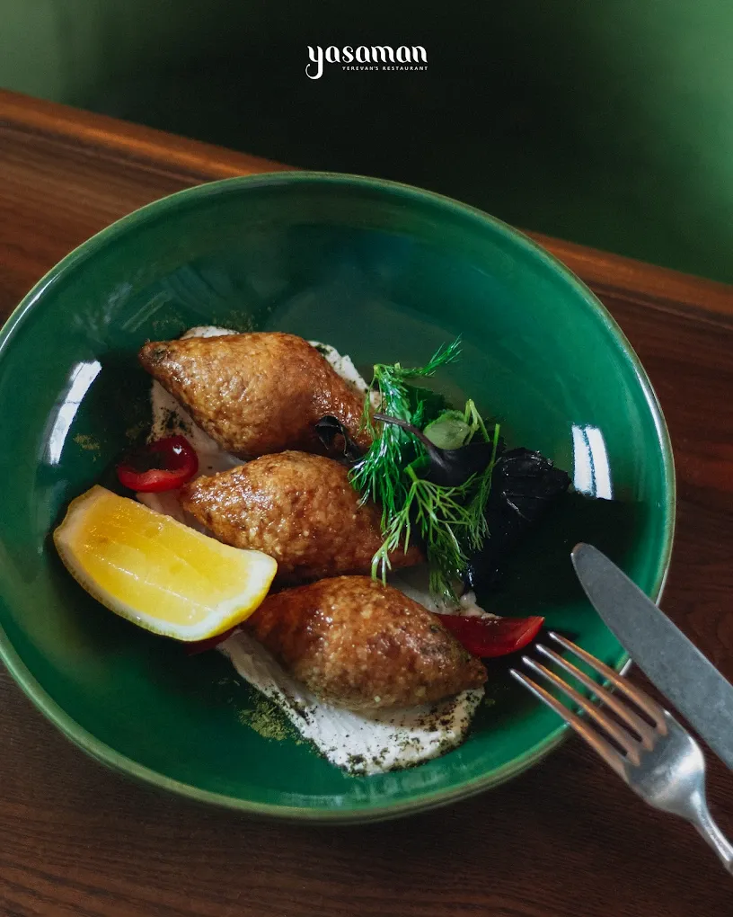 Armenian appetizer dish at Yasaman for Arab visitors