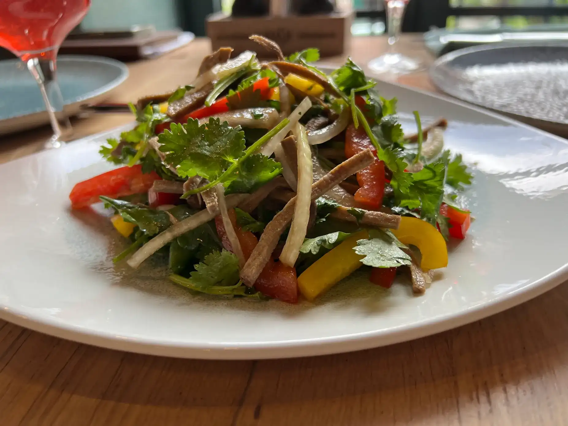 Salad in Lavash restaurant