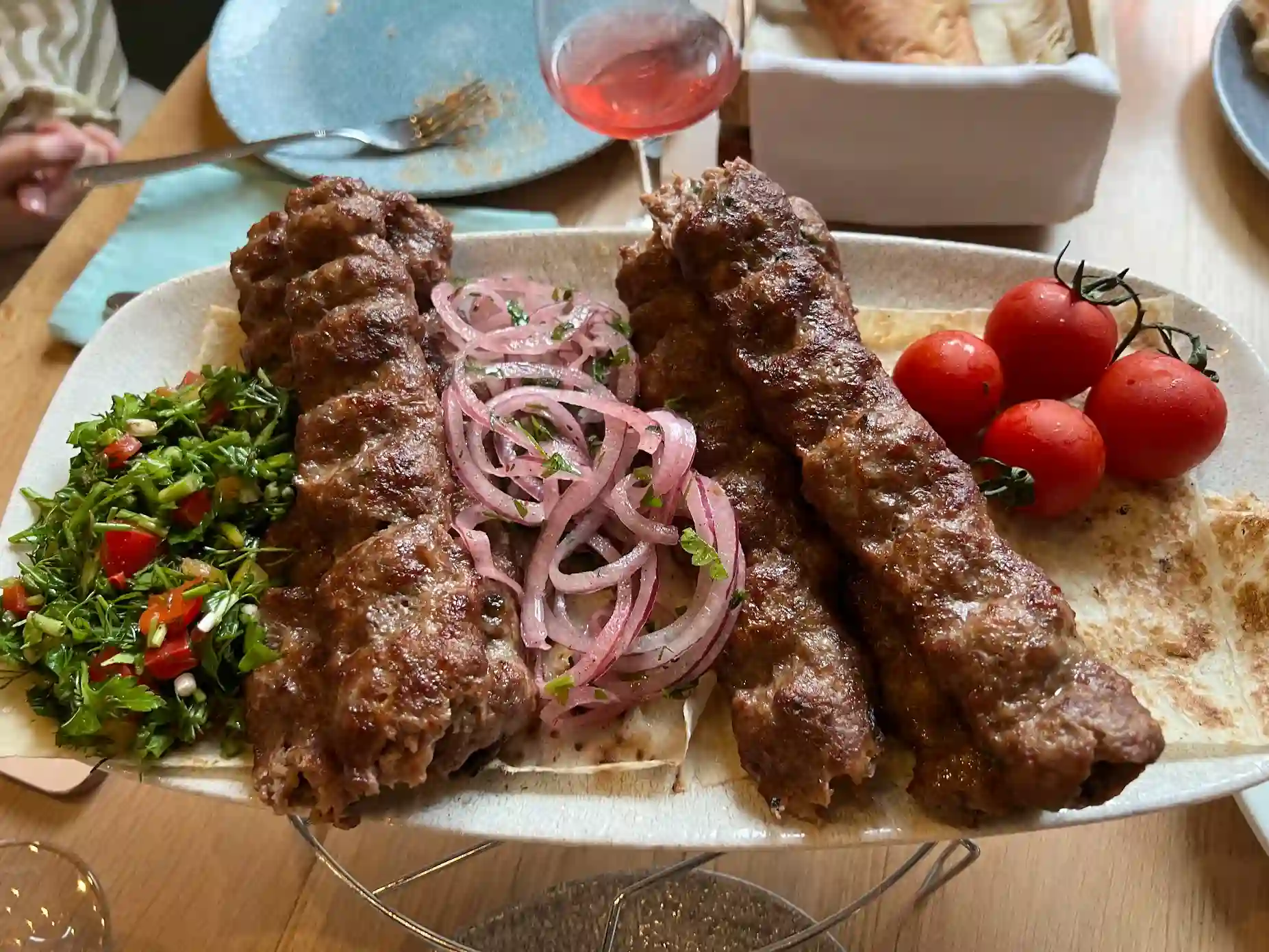 kabab in Lavash restaurant
