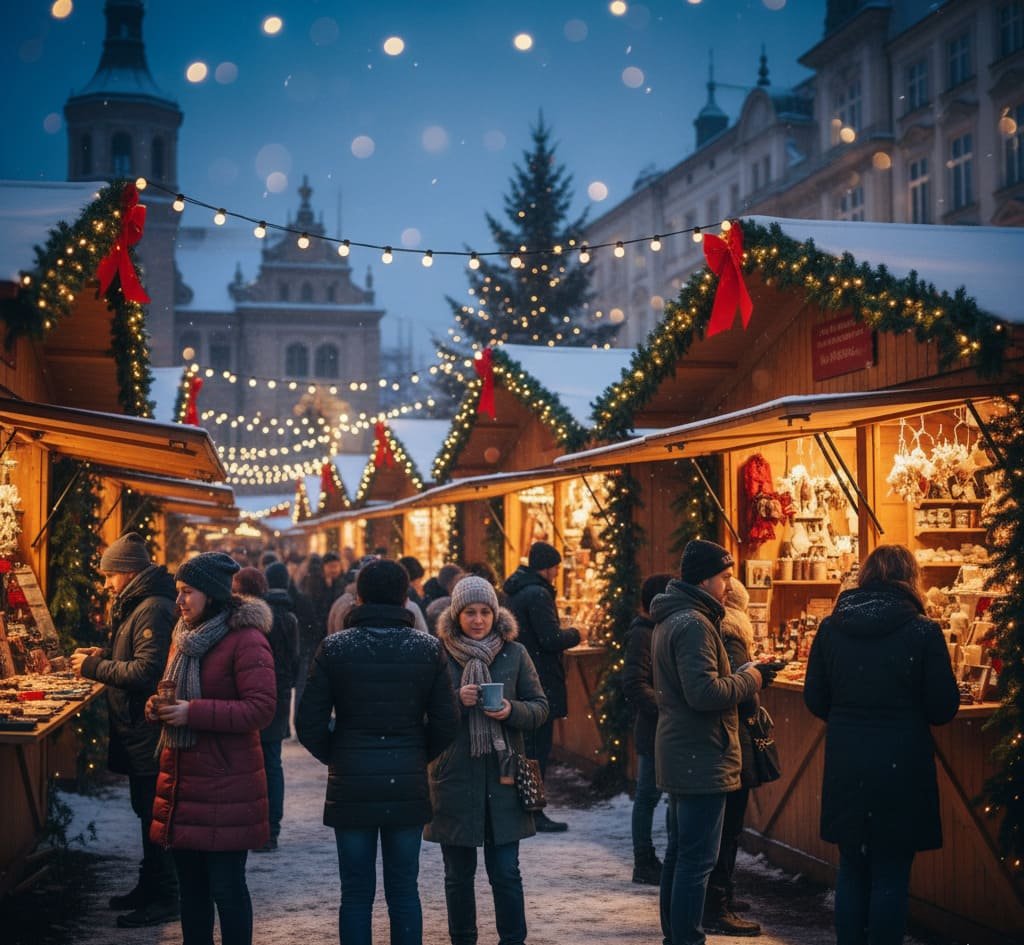 big christmas market