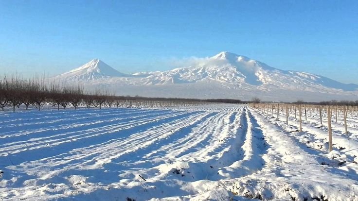 Mount Ararat in Winter