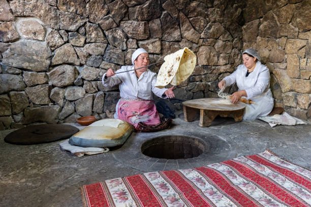 Lavash Baking