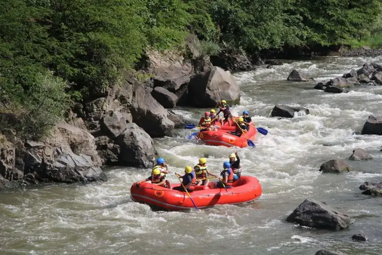 Rafting on Debed River