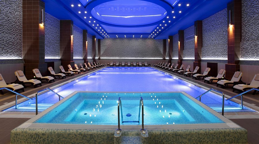 Tsaghkadzor Marriott Hotel luxury pool and exterior