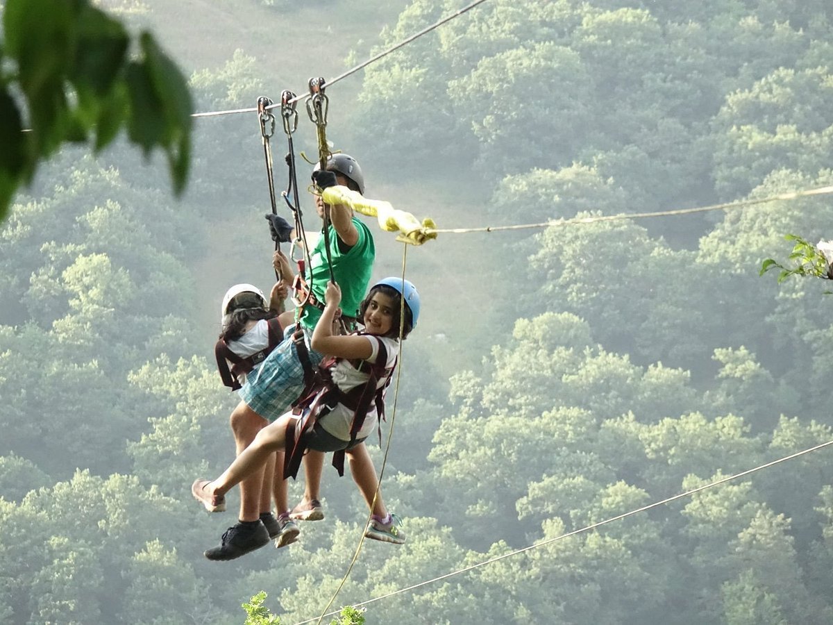 Zipline adventure in Tsaghkadzor forest